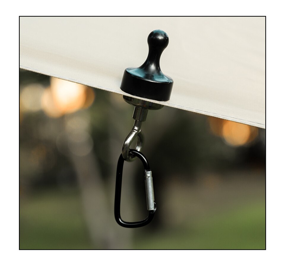Cheap Goat Tents Camping Magnetic Hook Multifunction Outdoor Tent Canopy Carabiner Magnet Hanger Buckle Fishing Lantern Holder Hanger Hook Tools   